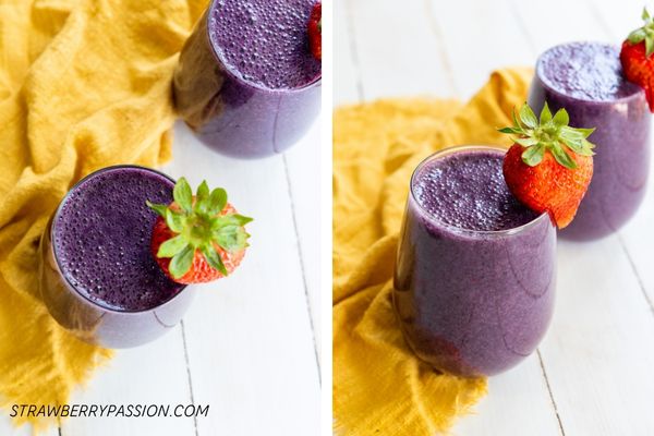 mixed Berry vegan smoothie recipe
